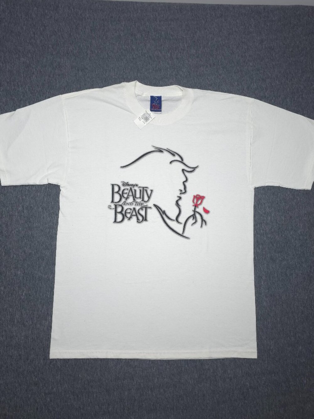 Vintage Disney Beauty and the Beast Broadway Musical T-Shirt Large NWT